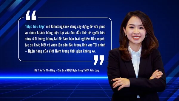 Bà Trần Thị Thu Hằng - Chủ tịch HĐQT Ngân hàng TMCP Kiên Long.