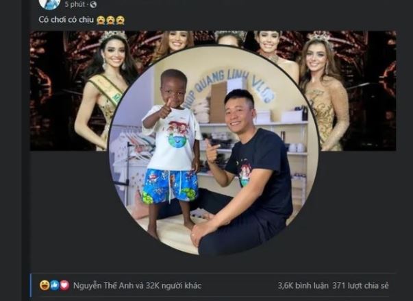 Nửa đêm, Hoa hậu Thùy Tiên thay ảnh đại diện thành ảnh Quang Linh Vlogs