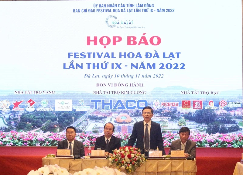 Ông Đặng Trí Dũng – Phó Chủ tịch UBND tỉnh Lâm Đồng, phát biểu tại buổi họp báo.
