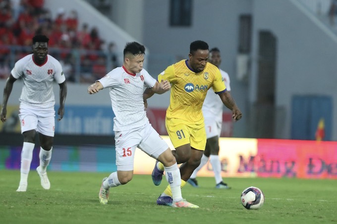 Đại thắng SLNA, Hải Phòng giành ngôi á quân V.League 2022