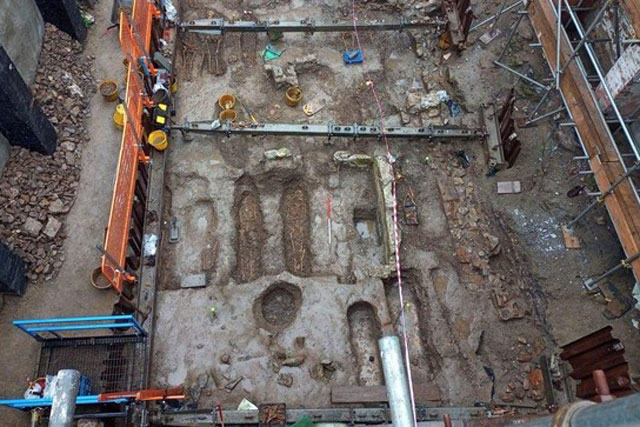 Phát hiện hàng trăm bộ xương thời trung cổ