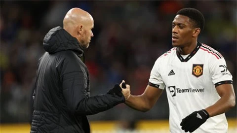 Ten Hag kỳ vọng rất cao ở Martial 