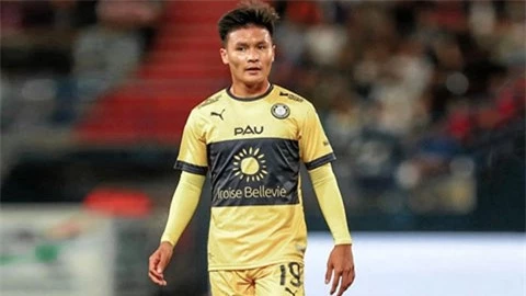 Quang Hải tiếp tục không được đá phút nào trong trận hòa của Pau FC