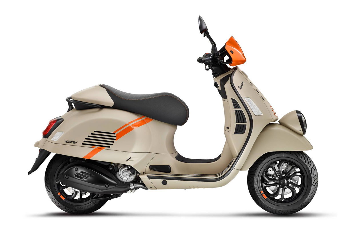 Vespa GTV "tái sinh" với thiết kế thể thao mạnh mẽ đầy ấn tượng