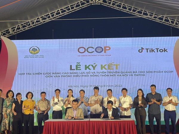 Sản phẩm OCOP Hà Nội lên sàn TikTok