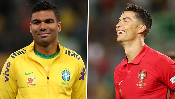 Ronaldo (phải) muốn đối đầu với Casemiro ở trận chung kết