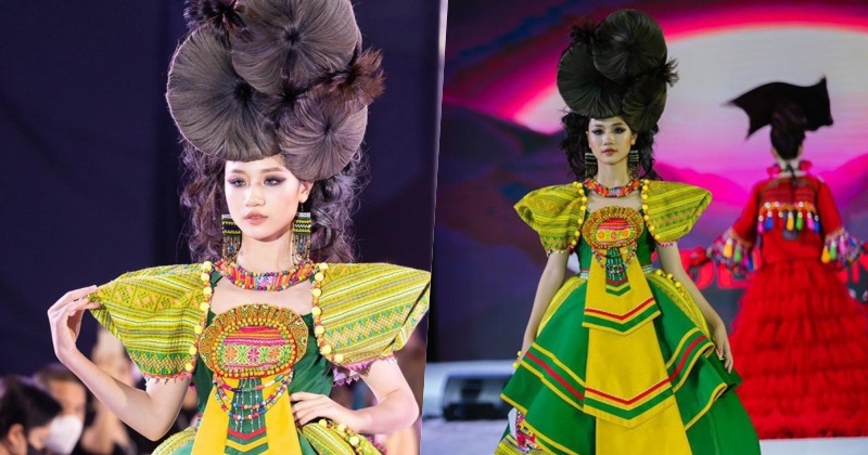 Mẫu nhí Đặng Minh Anh trình diễn mở màn trong show thời trang tại Thái Lan