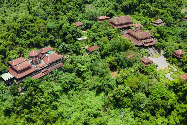 Phong cảnh hữu tình ở Thiền viện Trúc Lâm Bạch Mã