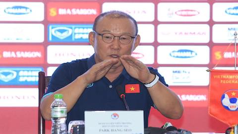 HLV Park Hang Seo lo ngại vấn đề tâm lý của cầu thủ ở AFF Cup 2022