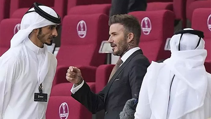 Beckham tới Qatar không chỉ để xem bóng đá