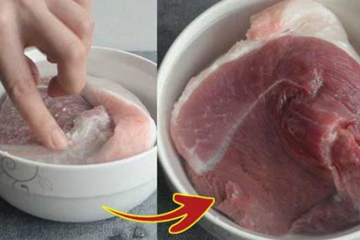 Lấy thịt ra từ ngăn đông đá đừng vội thả vào ngâm nước: Nhỏ một giọt này thịt sẽ rã đông ngay