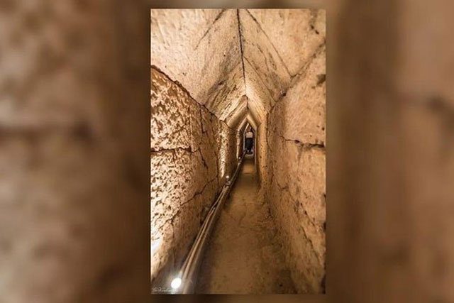 Bí ẩn đường hầm rộng lớn dưới ngôi đền Ai Cập cổ đại