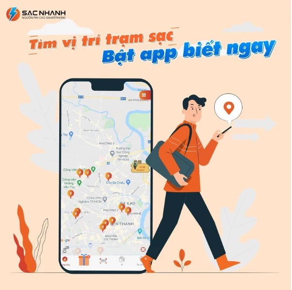 Ứng dụng SACNHANH hiện đại, thân thiện với người dùng.