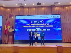 Dự án muối dược liệu Việt Nam đạt giải nhất “Khởi nghiệp đổi mới sáng tạo trong sản xuất kinh doanh” năm 2022