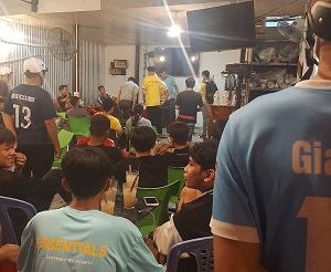 Triệt phá ổ cá độ World Cup trong quán cà phê 