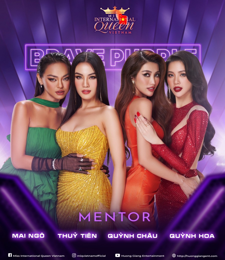 4 mentor vừa được công bố của Miss International Queen Vietnam 2023