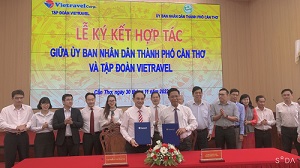 Cần Thơ và Tập đoàn Vietravel hợp tác chiến lược phát triển du lịch	