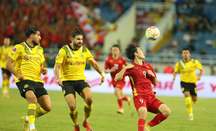 HLV Dortmund dành lời khen ngợi cho màn trình diễn của Việt Nam