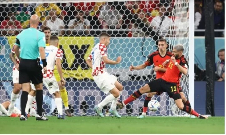 Bỉ liên tục bị lép vế trước Croatia ở hiệp 1
