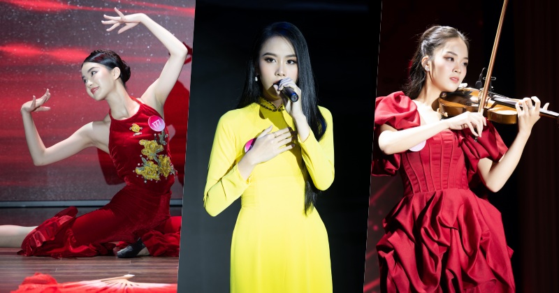 3 thí sinh Hoa hậu Việt Nam lọt top 'Người đẹp tài năng' với màn trình diễn ấn tượng
