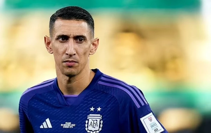 Di Maria bị căng cơ và nhiều khả năng nghỉ trận gặp Australia