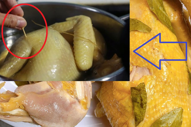 Luộc gà xong đừng bỏ ra đĩa ngay: Muốn gà giòn sần sật, thịt thơm ngọt hơn nhớ làm thêm 1 bước