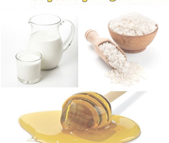 Gương mặt trẻ hơn 10 tuổi nhờ mặt nạ dưỡng da từ gạo,sữa, mật ong