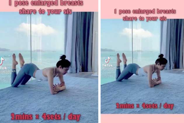 Mỗi ngày 2 phút với động tác này bạn chẳng tốn một giọt mồ hôi mà vẫn có ngực nở, eo thon