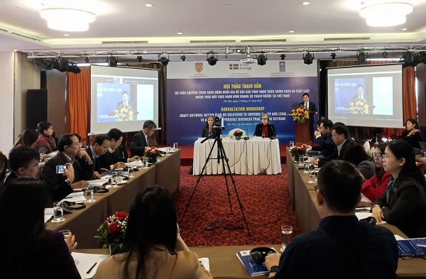 Thúc đẩy thực hành kinh doanh có trách nhiệm trong cộng đồng doanh nghiệp