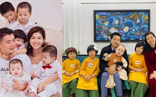 Những bà mẹ đông con nhất - nhì showbiz Việt: Nữ hoàng Sắc đẹp Thế giới là đáng nể nhất