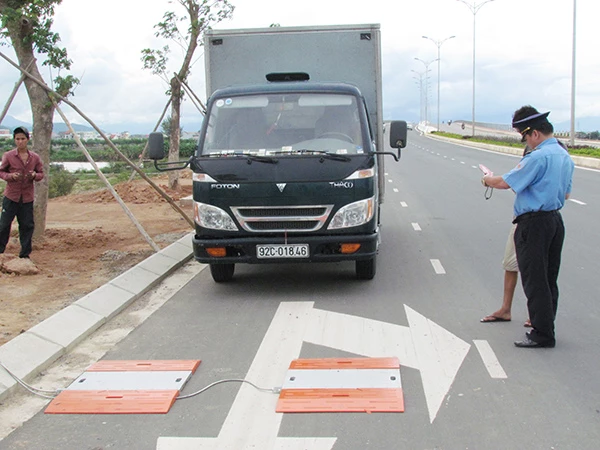 Thanh tra Sở GTVT Đà Nẵng triển khai kiểm soát tải trọng xe lưu động trên địa bàn TP