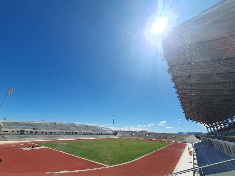 Một góc Sân vận động Đà Lạt, nơi diến ra giải đấu. (Ảnh: Lâm Đồng FC)