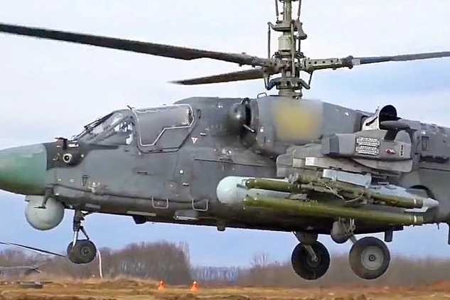Trực thăng tấn công Ka-52 của Nga. Ảnh: The Drive.