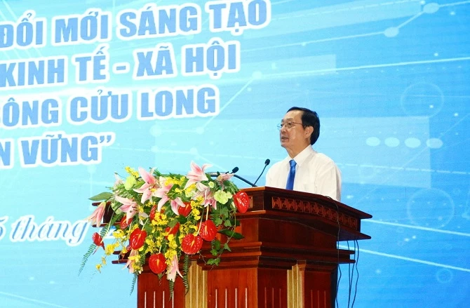 Bộ trưởng Bộ KH&CN Huỳnh Thành Đạt phát biểu tại Hội thảo 
