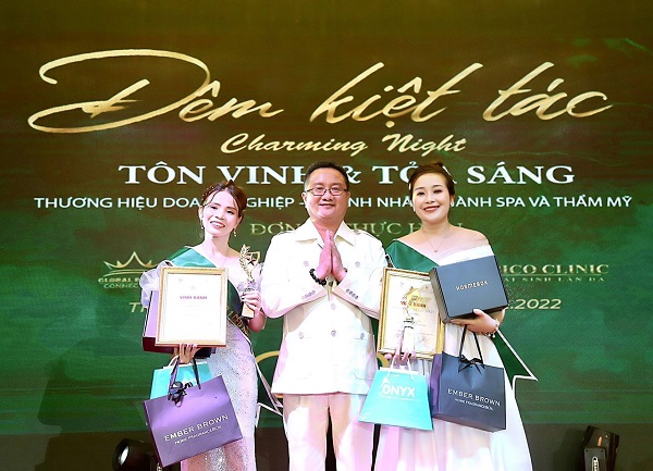 Tôn vinh các doanh nghiệp, doanh nhân xuất sắc ngành spa và mỹ phẩm 
