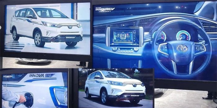 Loạt ảnh về Toyota Innova EV từng được giới thiệu tại triển lãm Indonesia International Motor Show 2022 hồi tháng 3. Ảnh: Cartoq.