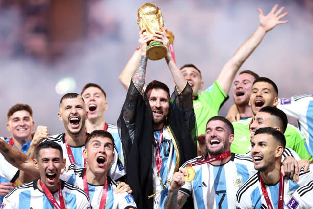 Chùm ảnh: Argentina vô địch World Cup 2022, mảnh ghép cuối cùng tạo nên 'tượng đài hoàn mỹ' Lionel Messi
