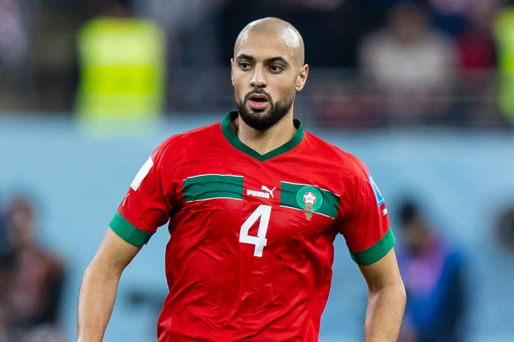 Tiền vệ: Sofyan Amrabat (Morocco).
