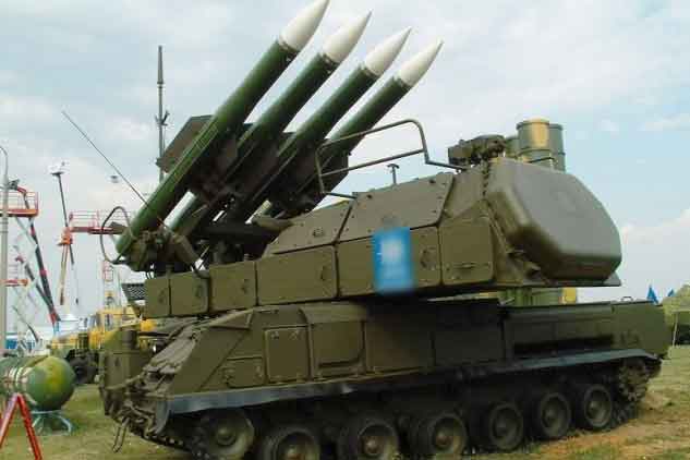Ukraine sử dụng tên lửa Buk để đối phó máy bay Nga
