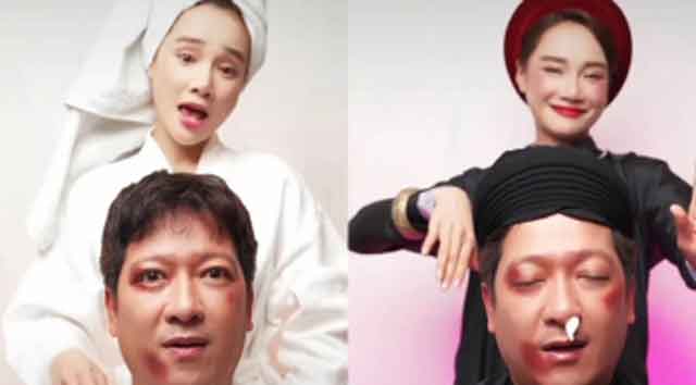 Trường Giang bị Nhã Phương "đánh" bầm dập, dân tình lập tức đòi "giải cứu"