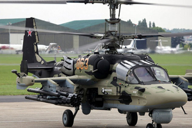 Cặp đôi “sát thủ” Ka-52 và Mi-24 phối hợp phóng tên lửa chống tăng