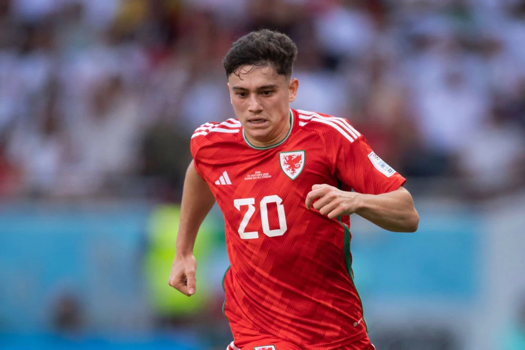 =4. Daniel James (Xứ Wales, vận tốc tối đa: 35,39 km/h).