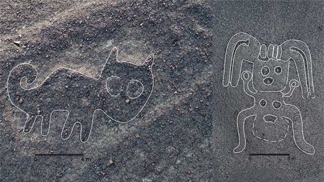 Phát hiện hơn 100 hình động vật được khắc trên đá ở sa mạc Peru - Ảnh 1.