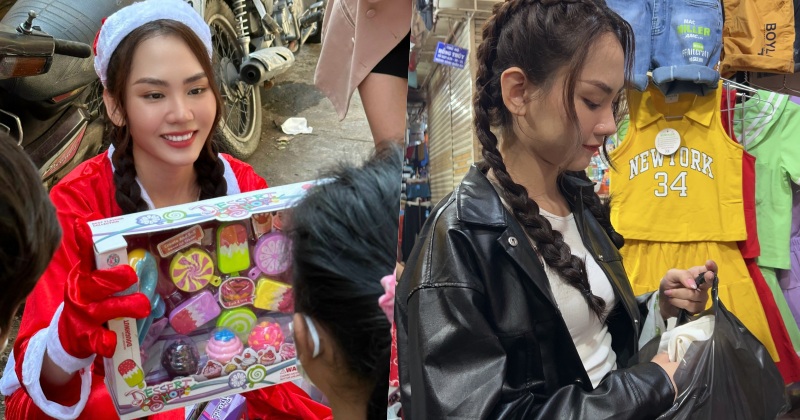 Mai Phương làm từ thiện: Lựa từng phần quà, hóa bà già Noel, trao yêu thương đến bệnh nhân "xóm chạy thận"