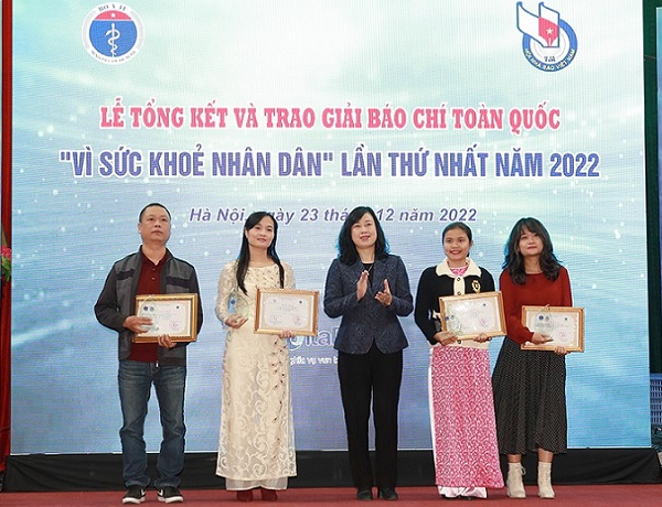 57 tác phẩm đoạt giải báo chí toàn quốc "Vì sức khỏe nhân dân" 