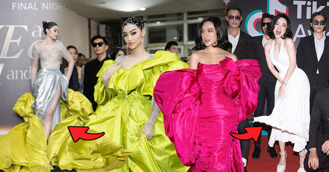 Những màn thay váy ngay trên thảm đỏ: Angela Phương Trinh chiếm trọn spotlight trong sự kiện