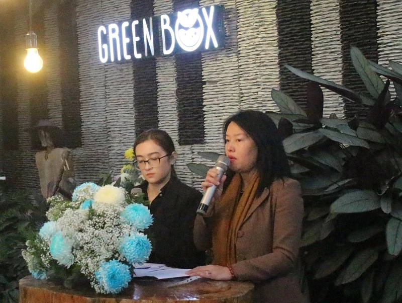Bà Trần Thị Vũ Loan – Phó Chủ tịch UBND TP Đà Lạt, phát biểu tại chương trình gặp gỡ.