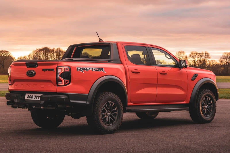 6. Ford Ranger Raptor 2023 (công suất tối đa: 392 mã lực).