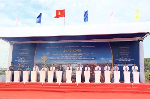 Khởi công tuyến cao tốc Bắc - Nam phía Đông đoạn Cần Thơ - Hậu Giang