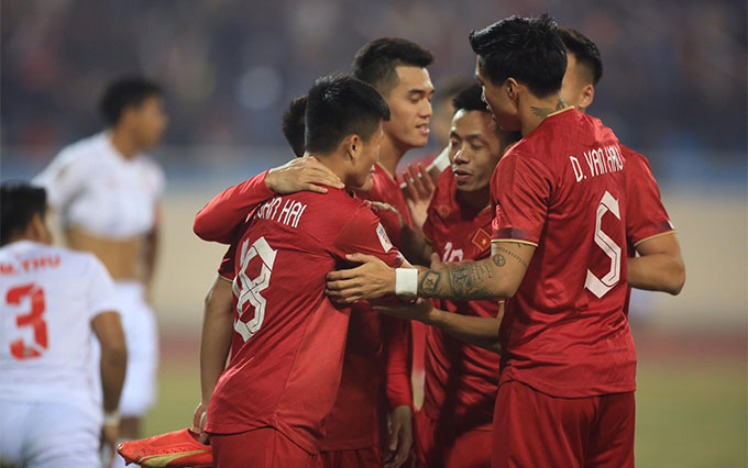 Kết quả Việt Nam 3-0 Myanmar: Việt Nam đối đầu Indonesia ở bán kết